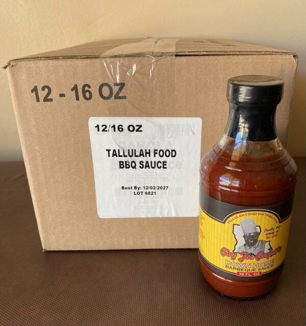 12 Chef Joe Cooper Down Home BBQ Sauce (16 oz) Case